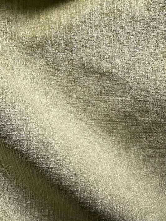 LIGHT SAGE Chenille Velvet Upholstery Drapery Fabric (54 in.) Sold By The Yard