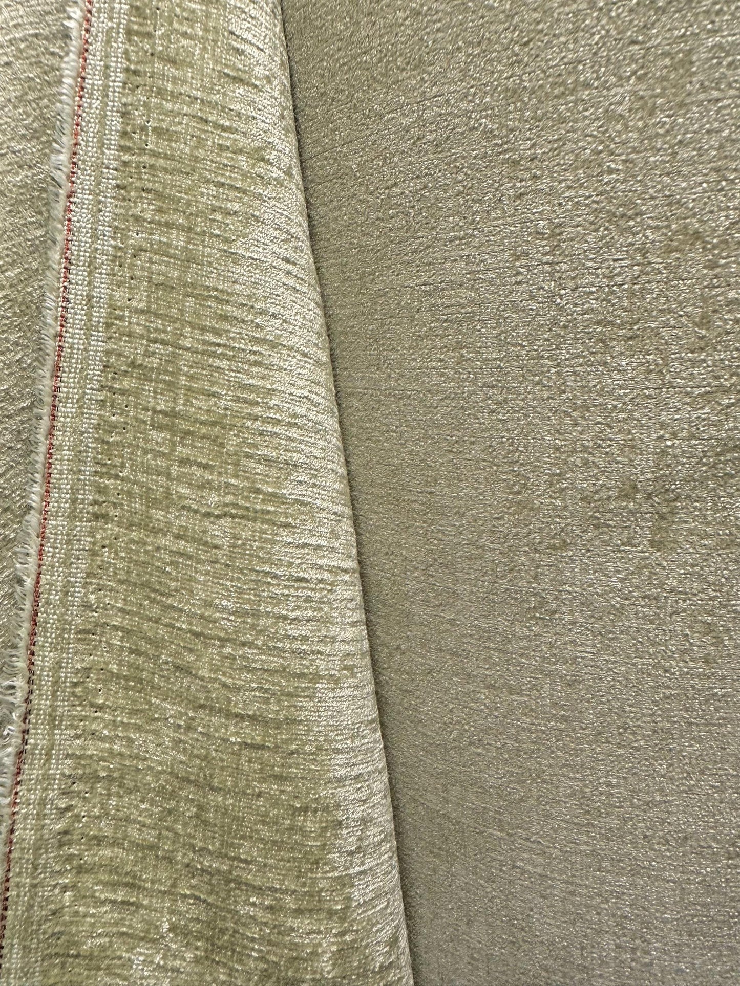 LIGHT SAGE Chenille Velvet Upholstery Drapery Fabric (54 in.) Sold By The Yard