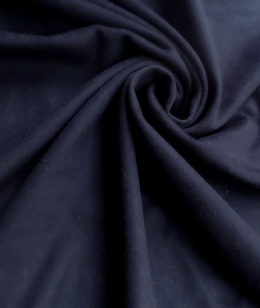DARK NAVY Wool Viscose Blend Brisbane Mid Weight Fabric (60 in.) Sold By The Yard